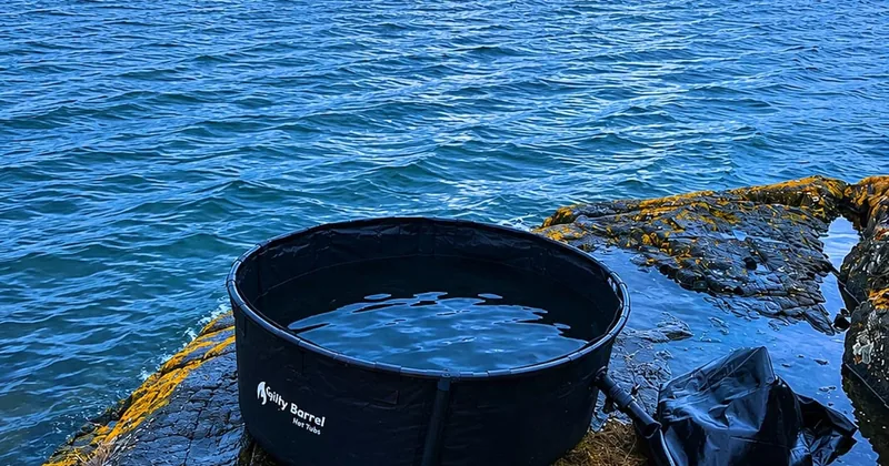 Badtunna, gömd strand och hamnkryssning
